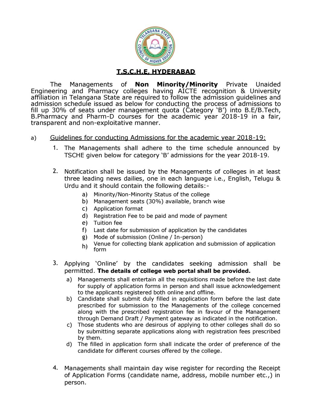 category b guidelines image